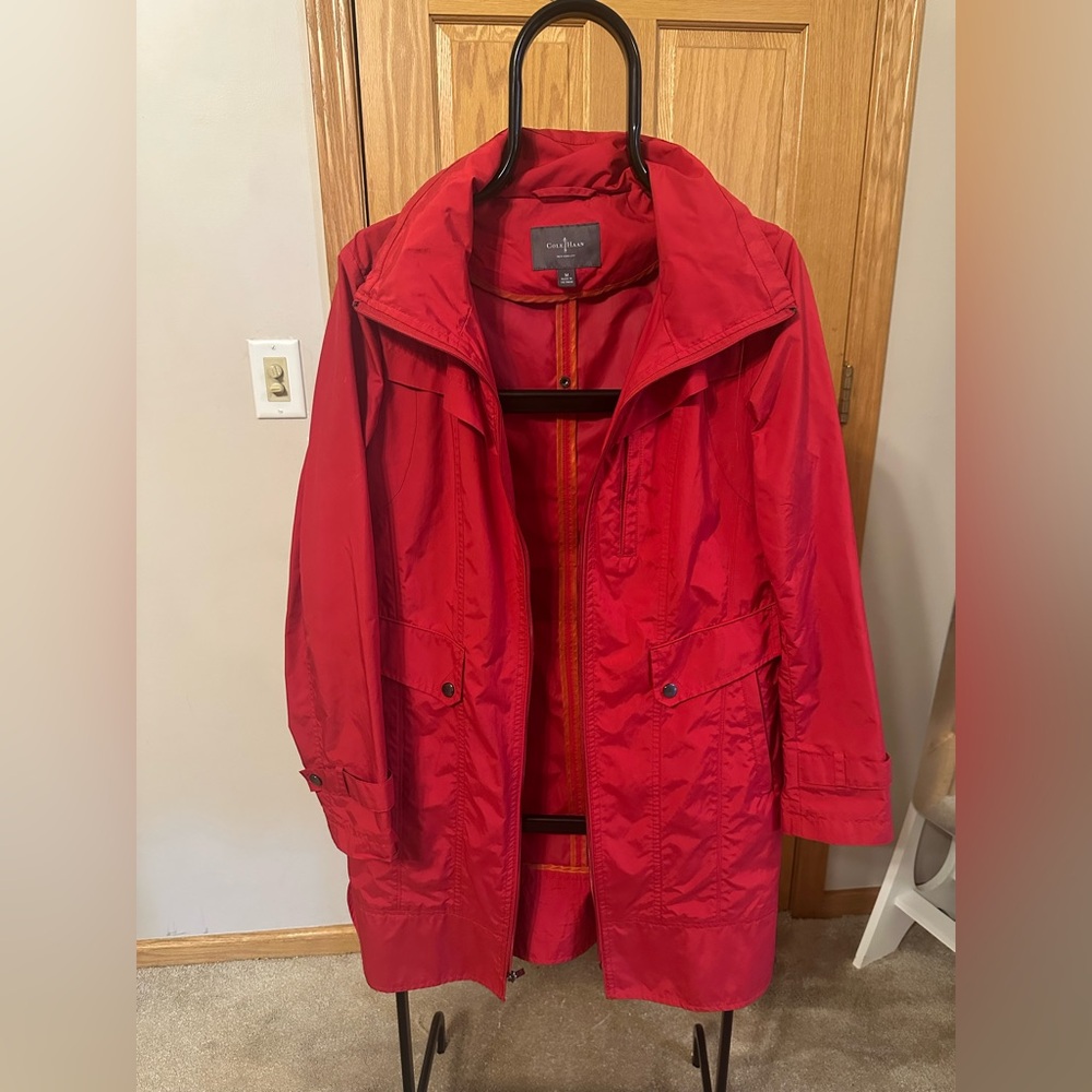 Cole Haan rain coat